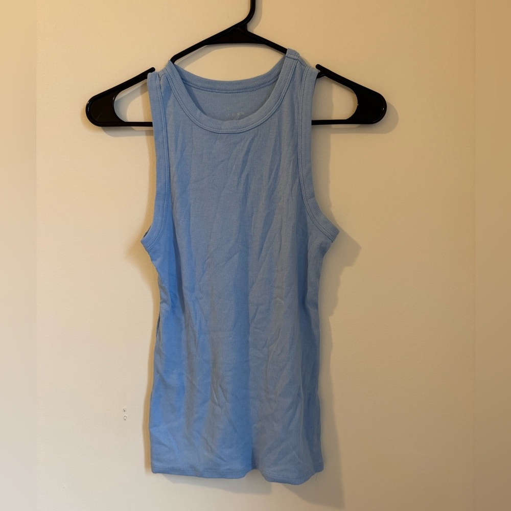 A New Day Light Blue Ribbed Shirt